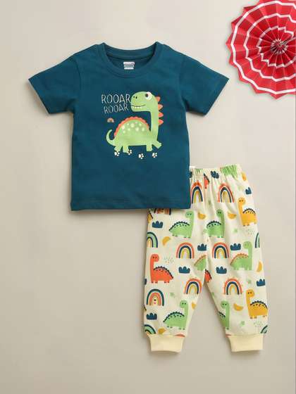 BUMZEE Boys Printed
                    Night suit