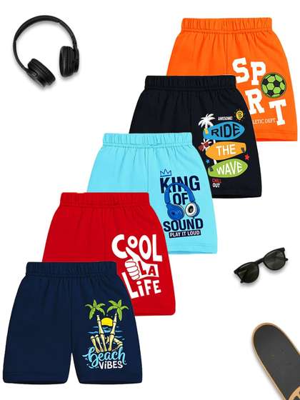 YK Boys Printed Shorts