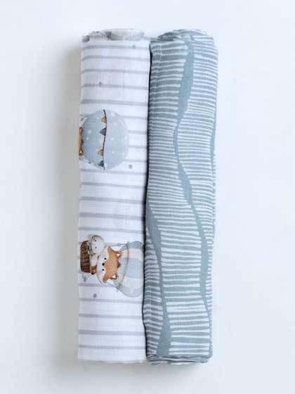 cocoon care Set Of 2
                    Breathable Printed Swaddle