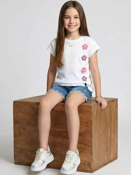 Monte Carlo Girls Cotton
                    Blend Tops