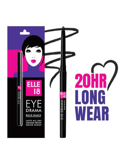 ELLE 18 Eye Drama
                      Smudgeproof Long-Wear Kajal With Deep Pigment
                      0.35g - Deep Black
