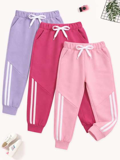 YK Girls Pack of 3
                    Regular Fit Joggers
