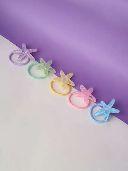 Pantaloons Junior Girls
                    Set of 5 Ponytail Holders
