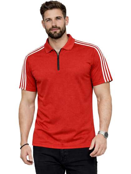 Organic Chics Men Polo Collar T-shirt