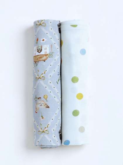 cocoon care Set Of 2
                    Breathable Printed Swaddle