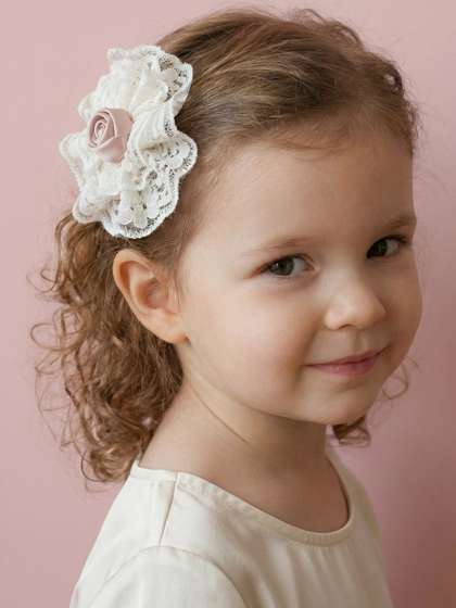 KIYUT Girls Set of 2
                    Lace Alligator Hair Clip