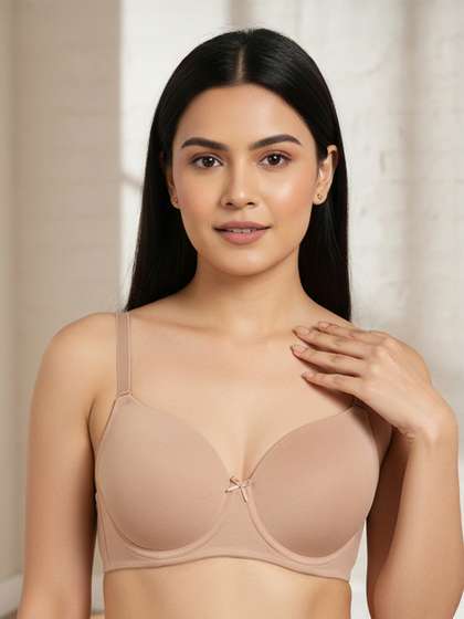 Zivame Beige Solid
                        Underwired Lightly Padded T-shirt Bra
                        ZI1135CORE0NUDE