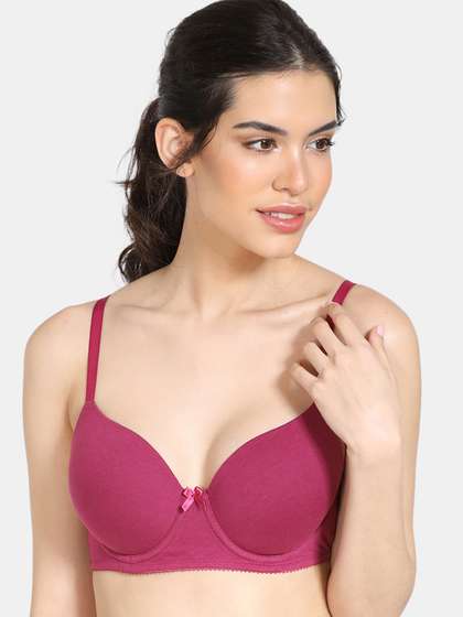 Zivame Purple Solid
                        Underwired Lightly Padded T-shirt Bra
                        ZI1135COREPURPE
