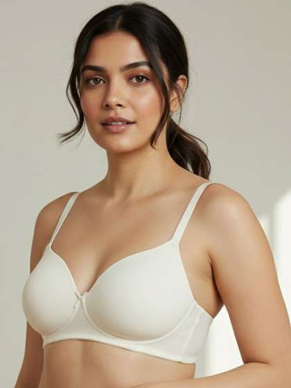 Zivame White Solid
                        Non-Wired Lightly Padded T-shirt Bra
                        ZI1137COREWHITE