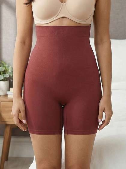 Zivame Women Solid
                        Seamless Tummy & Thigh Shapewear
