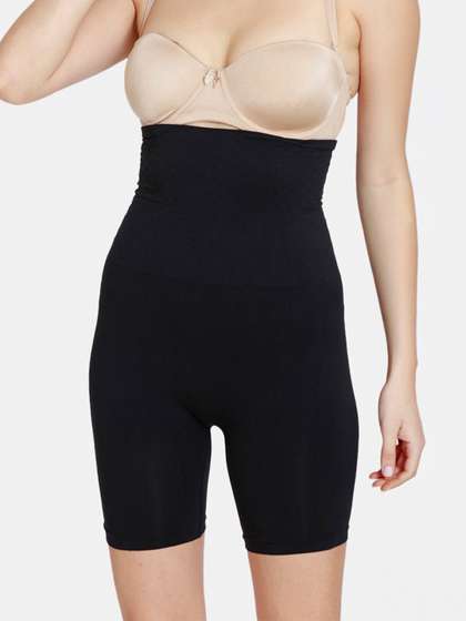 Zivame Black
                        Seamless Tummy & Thigh Shaper PY0PSSAN03
