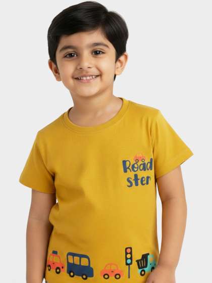 Orange Sugar Unisex Kids
                    Cotton Tshirts