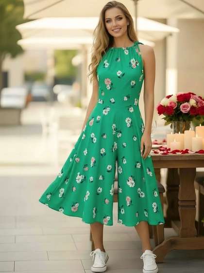 Sera Printed Basic
                          Jumpsuit