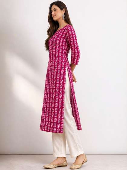 Diamond Drape
                          Labels Printed Pure Cotton Kurti