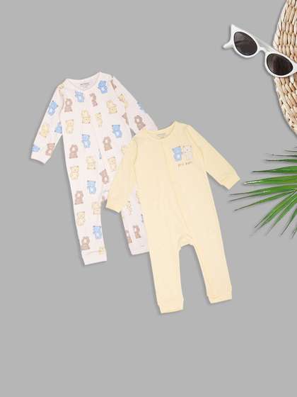Pantaloons Baby Infants
                    Pack Of 2 Printed Romper
