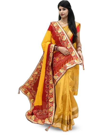 Ranisatiya creation
                        Bandhani Printed Dupatta With Gotta Patti