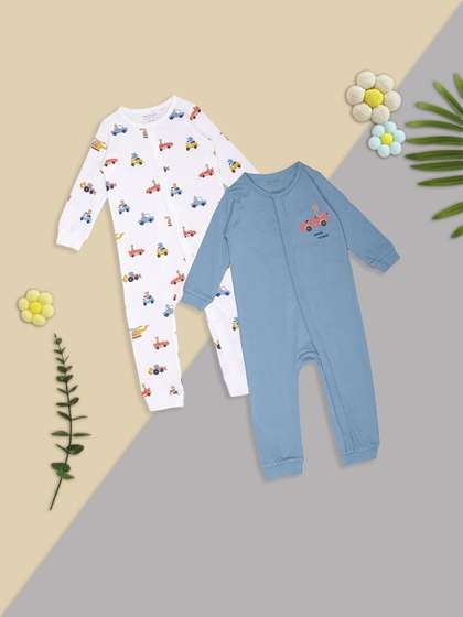 Pantaloons Baby Infants
                    Pack Of 2 Printed Romper