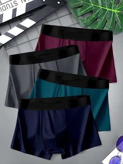 CAVENDERS Men Pack
                          of 4 Assorted Basic Briefs