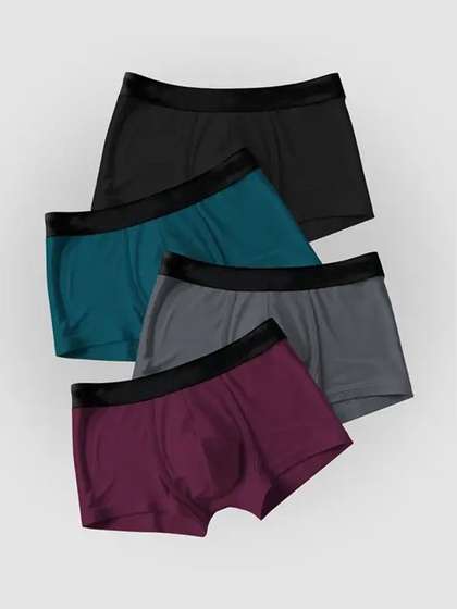CAVENDERS Men Pack
                        of 4 Assorted Basic Briefs