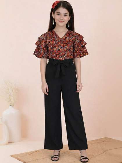 ORIEX THE ORIGINAL
                    FASHION Girls Printed Basic Jumpsuit