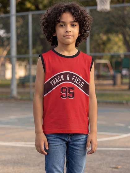 HELLCAT Boys Pack of 3
                      Graphic Printed Regular Innerwear Vests