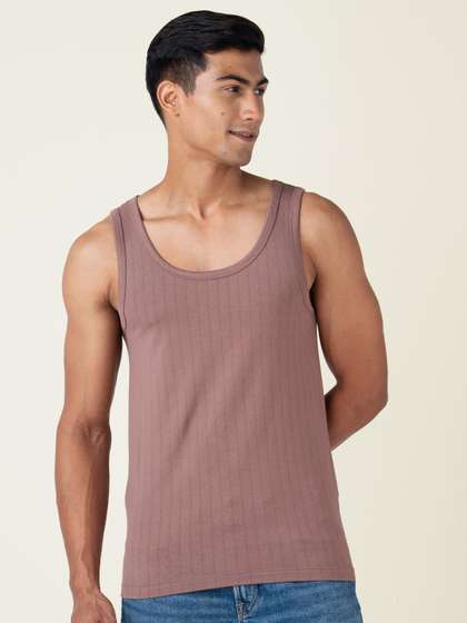 DAMENSCH Neo
                          Cotton Premium Cotton Blend Ultra Soft Fabric
                          Pinstripe Vests