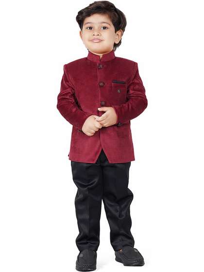 earth conscious Boys
                    Mandarin Collar Jodhpuri 2 Piece Suits