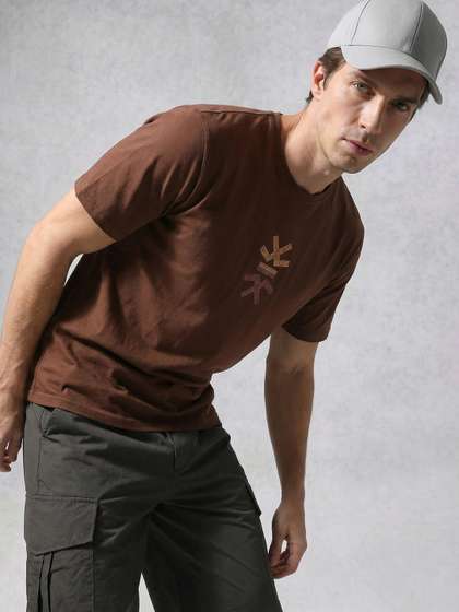 WROGN Brand Logo
                        Printed Pure Cotton T-shirt
