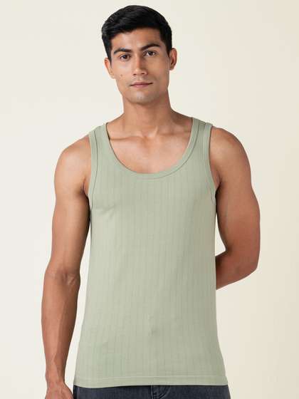 DAMENSCH Neo
                          Cotton Premium Cotton Blend Ultra Soft Fabric
                          Pinstripe Vests