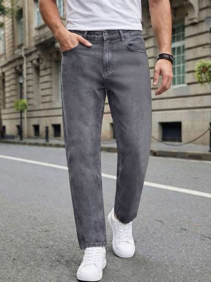 Urbano Fashion Men
                        Relaxed Fit Mid-Rise Heavy Fade Jeans