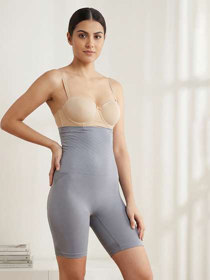 Zivame Women Grey
                        Tummy & Thigh Shaper ZI0PSSAN03AGREY