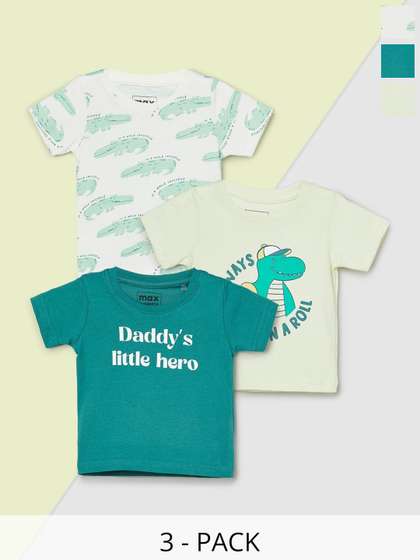 max Boys Multi Cotton
                    Tshirts