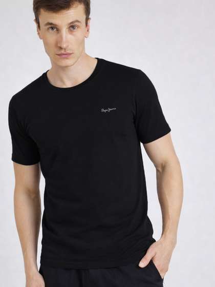 Pepe Jeans Men Crew
                      Neck Relaxed Fit Lounge Tshirt