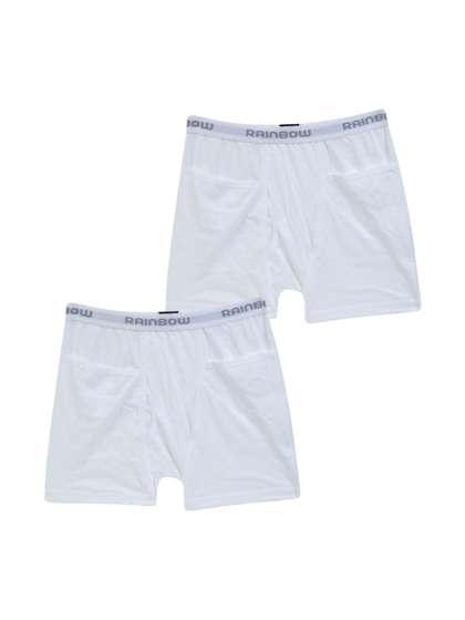 YELLOWDELIGHT Boys Pack
                    of 2 Cotton Blend Assorted Solid Trunks