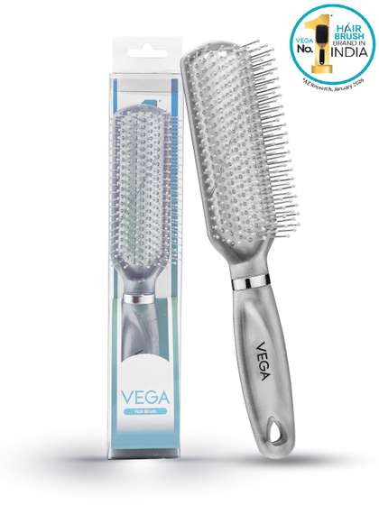 VEGA Flat Hair Brush
                    R8-FBS - Silver