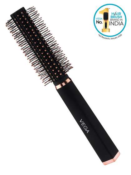 VEGA Round Hair Brush
                      For Adding Curls, Volume & Waves - E33-RB