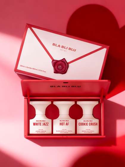 BLA BLI BLU Women
                        Set Of 3 White Jazz, Hot Af & Cookie Crush
                        Eau De Parfum - 30ml Each