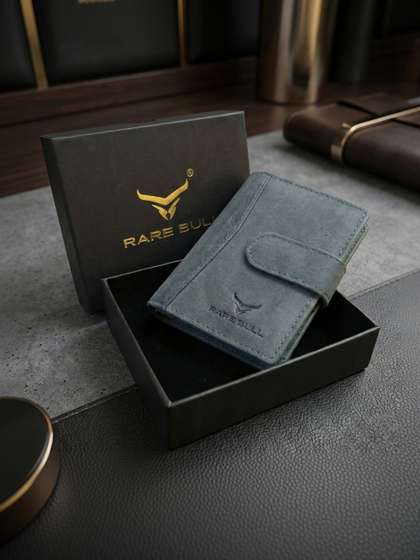 RARE BULL Men Leather
                    Wallets