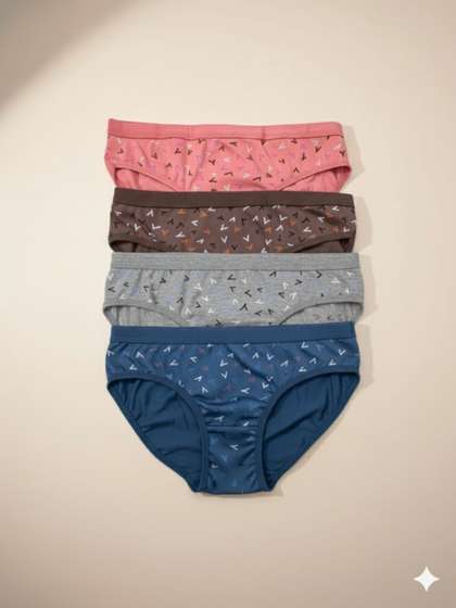 SWAPN ENTERPRISE
                        Women Assorted Cotton Hipster Briefs