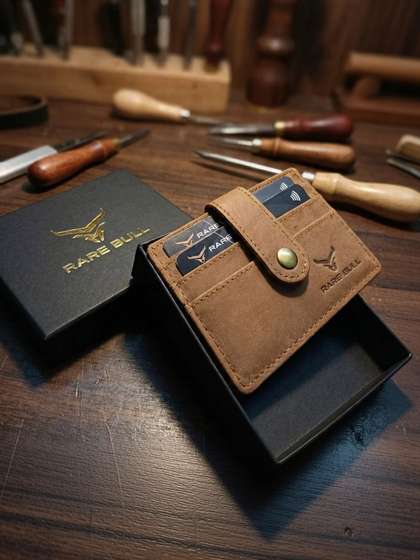 RARE BULL Men Leather
                    Wallets