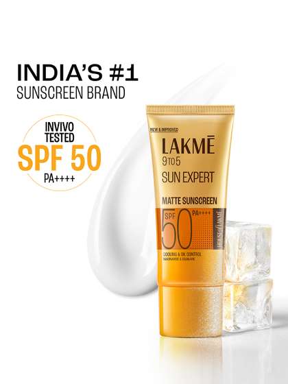 Lakme Matte Sunscreen
                      SPF 50 PA+++ Niacinamide-UVA/B Protection - 100ml