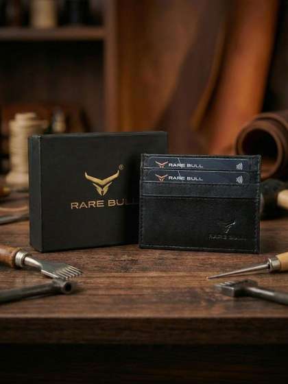 RARE BULL Men Leather
                      Wallets