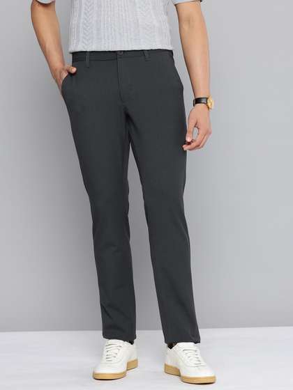 Indian Terrain Men
                          Brooklyn Slim Fit Regular Trousers