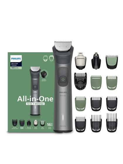 Philips MG7922/15 All
                      in One Trimmer with 13 Attachments for Face-Hair
                      & Body - Green