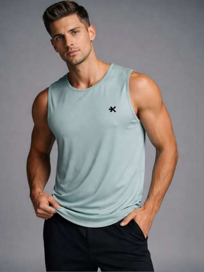 HRX by Hrithik
                          Roshan Men Solid Sleeveless Gym Innerwear
                          Vests