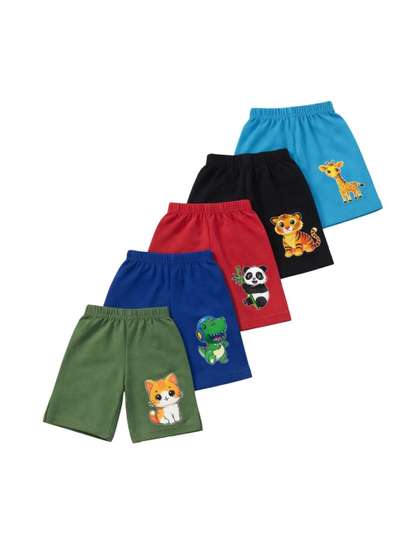 Superminis Boys Animal
                    Printed Shorts