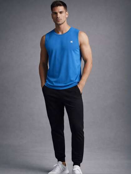 HRX by Hrithik
                        Roshan Men Solid Sleeveless Gym Innerwear Vests