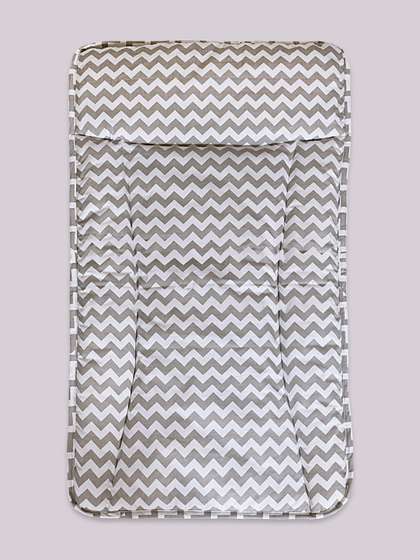 Masilo Unisex Grey
                    Chevron Cotton Changing Mat
