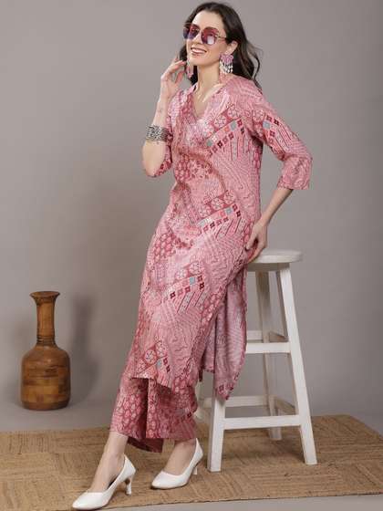 Anouk Women Ethnic
                        Motifs Printed Regular Kurta with Palazzos