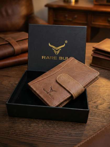 RARE BULL Men Leather
                    Wallets